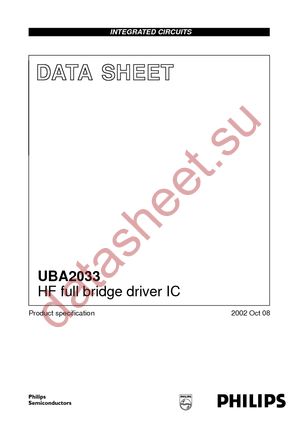 UBA2033TS/N2-T datasheet  