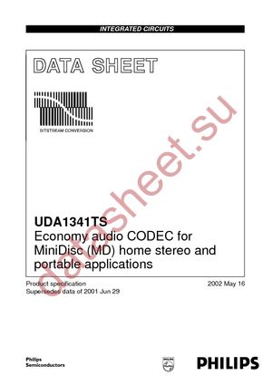 UDA1341TSDB-T datasheet  