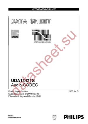 UDA1342TSDB-T datasheet  