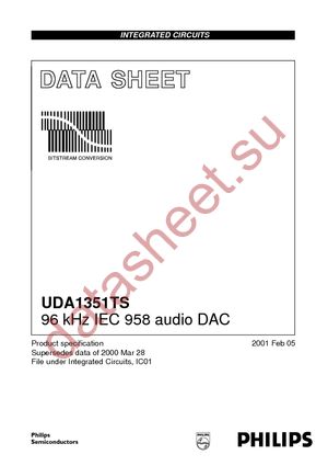 UDA1351TSDB-T datasheet  