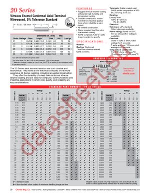 20J350 datasheet  