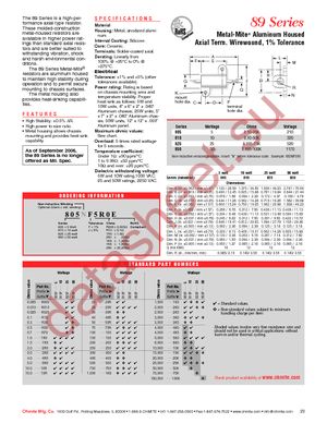 805F750 datasheet  