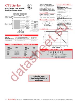 CS3FR003 datasheet  