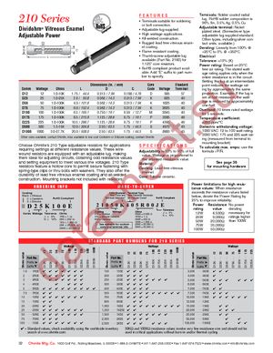 D100K10R datasheet  