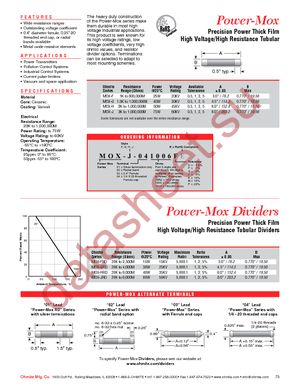 MOX-G-022502FE datasheet  