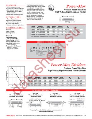 MOX-G-022505FE datasheet  