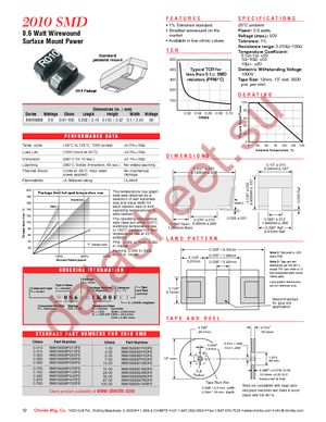 RW0S6BB5R00FET datasheet  