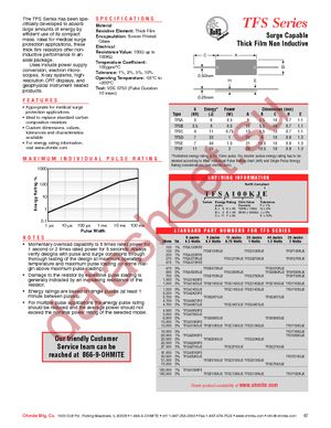 TFSD51K0JE datasheet  