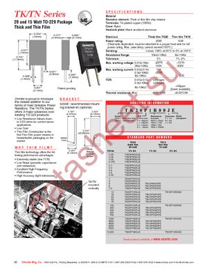 TN15P7K50FE datasheet  