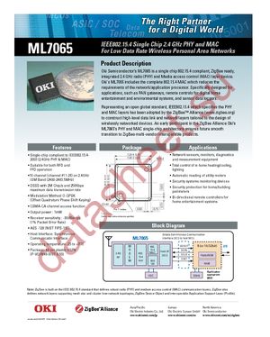 ML7065-034GDZA3A datasheet  