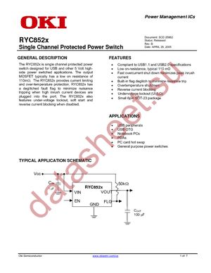 RYC8520H datasheet  