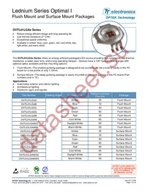 OVTL01LGAWWS datasheet  