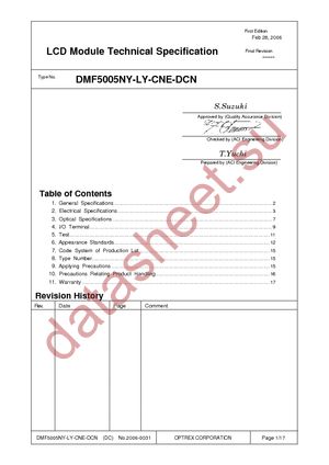 DMF-5005NY-LY-CNE-DCN datasheet  