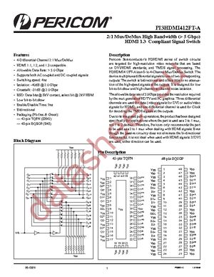 PI3HDMI412FT-ABE datasheet  