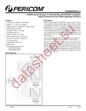 PI3HDMI413-AAEX datasheet  