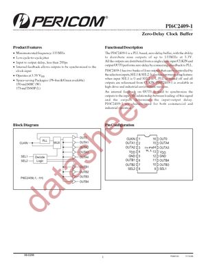 PI6C2409-1LIE datasheet  