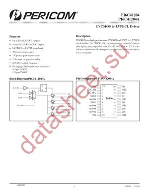 PI6C41204ALEX datasheet  
