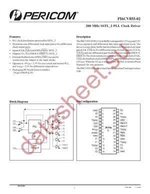PI6CV855-02LEX datasheet  