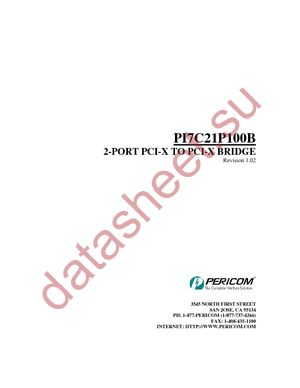 PI7C21P100BNHE datasheet  