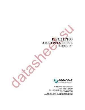 PI7C21P100EVB datasheet  