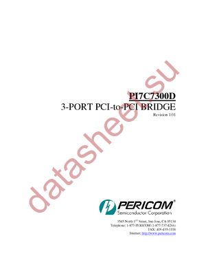 PI7C7300DNAE datasheet  