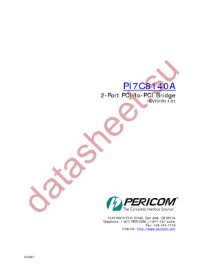 PI7C8140AMAE datasheet  
