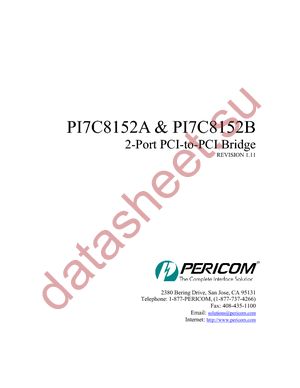 PI7C8152BMAE datasheet  