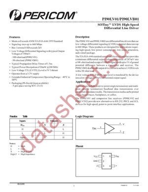 PI90LV01TEX datasheet  