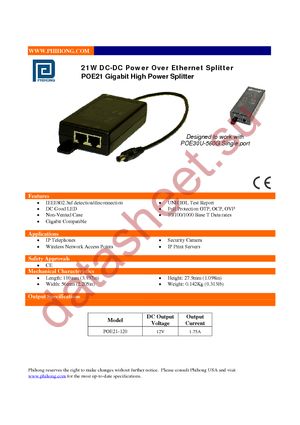 POE21-120-R datasheet  