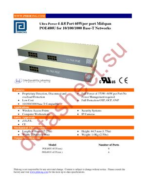 POE480U-4UP-R datasheet  