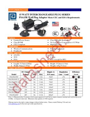 PSA15R-150P-R datasheet  