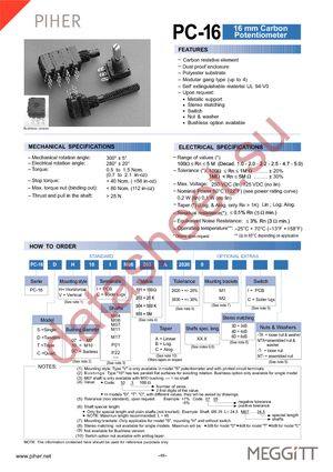 PC16SV-10IM07-104A-2020 datasheet  