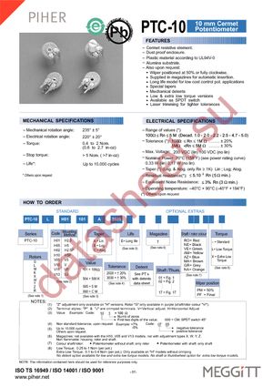 PTC10LH01-503A2020 datasheet  