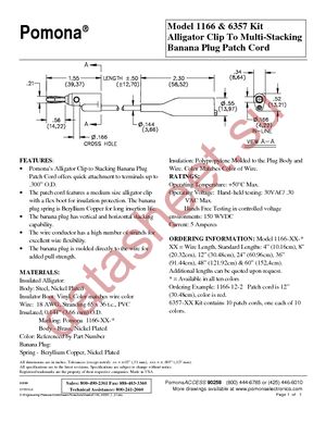 1166-48-3 datasheet  