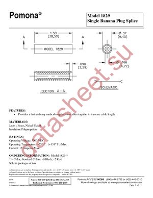 1829-0 datasheet  