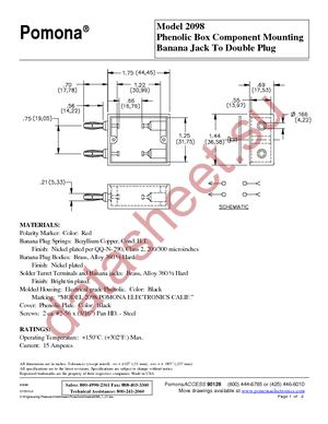 2098 datasheet  