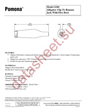 2240-2 datasheet  