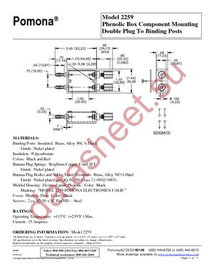 2259 datasheet  