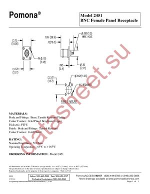 2451 datasheet  