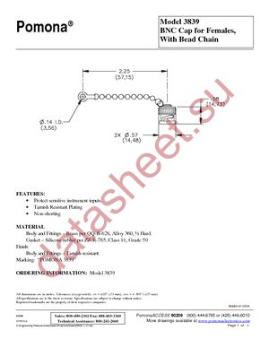 3839 datasheet  