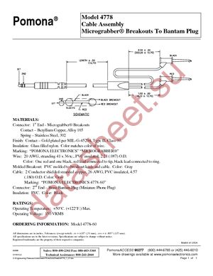 4778-60 datasheet  