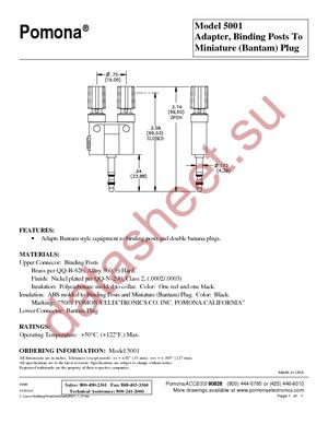 5001/POM datasheet  