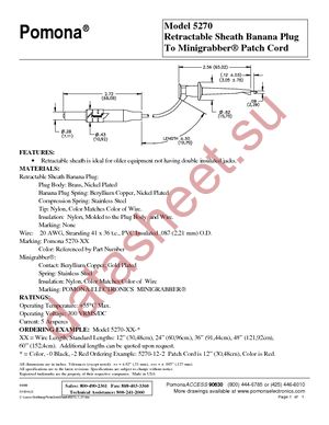 5270-60-2 datasheet  