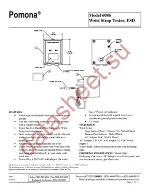 6086 datasheet  