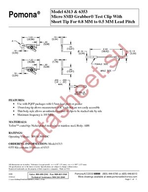 6313 datasheet  