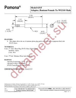 6315 datasheet  