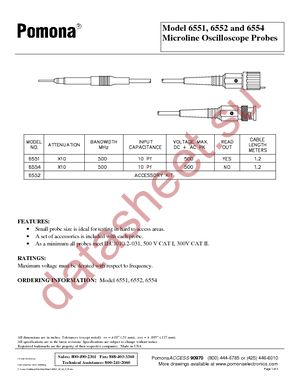 6552 datasheet  