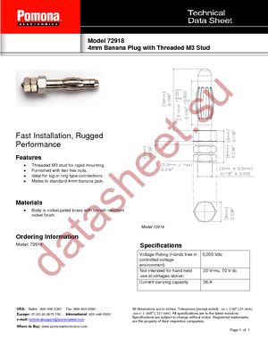 72918 datasheet  