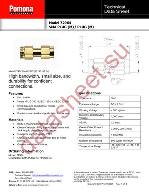 72964 datasheet  