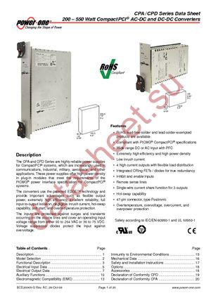 CPD250-4530G datasheet  